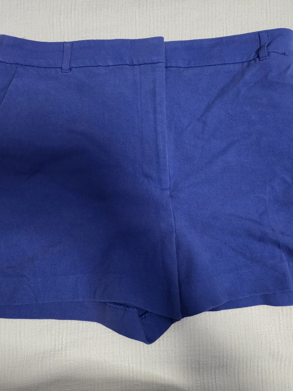 Express High-Waist Shorts in Royal Blue